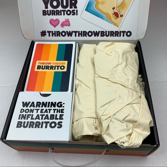 Throw Throw Burrito Extreme Outdoor Dodgeball Party Card Game Exploding Kittens - Picture 2 of 8